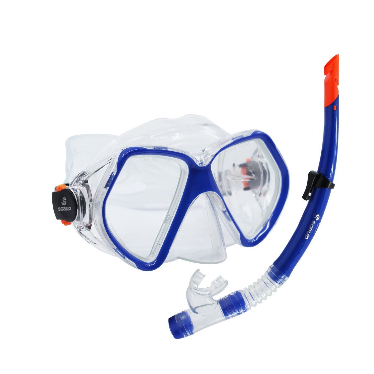 Masque De Plongée Et Lunettes Avec Tuba - Anti-buée, Léger, étanche - Pour Snorkeling, Apnée, Plongée