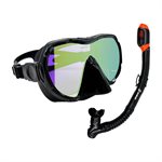 Masque de plongée série pro Scaup Coral avec tuba pour adultes