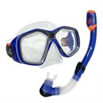 Masque de plongée série pro Scaup Paraiso avec tuba pour enfants